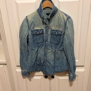 Talbots Light Blue Denim Shirt